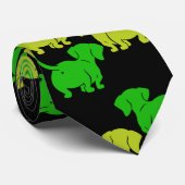 ドイツのダシュント犬のパターン ネクタイ (ロール)