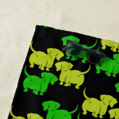 ドイツのダシュント犬のパターン ビーチタオル (インサイチュ)