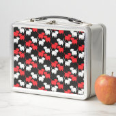 ドイツのダシュント犬のパターン メタルランチボックス (インサイチュ)