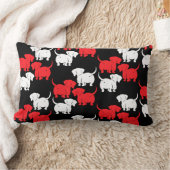 ドイツのダシュント犬のパターン ランバークッション (ブランケット)