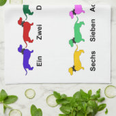 ドイツのダックスキッチンタオルを数える キッチンタオル (折り畳み)