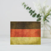ドイツのダーティ旗付きポストカード ポストカード (スタンド正面)