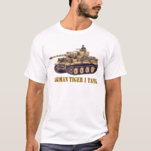 ドイツのトラ1タンク Tシャツ