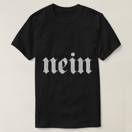 ドイツのドイツ生殖ドイツのNEINドイツ国旗 Tシャツ (デザイン正面)