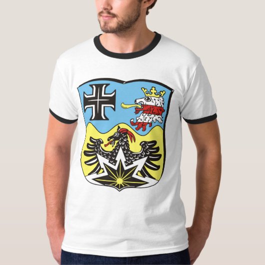 ドイツのドラゴンの鉄の十字のワイシャツ Tシャツ (正面)