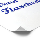 ドイツのドルトムアンダーリッターBIERレトロ ポスター (角)