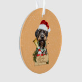 ドイツのドレイサー聖降誕祭メリークリスマス！マグネットボタン オーナメント (正面)