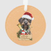 ドイツのドレイサー聖降誕祭メリークリスマス！マグネットボタン オーナメント (裏面)