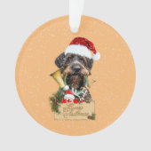 ドイツのドレイサー聖降誕祭メリークリスマス！マグネットボタン オーナメント (正面)