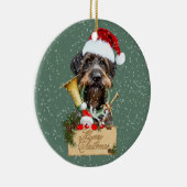 ドイツのドレイサー聖降誕祭メリークリスマス！マグネットボタン セラミックオーナメント (右)