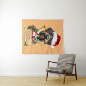 ドイツのドレイサー聖降誕祭メリークリスマス！マグネットボタン タペストリー (インサイチュ(横))