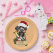 ドイツのドレイサー聖降誕祭メリークリスマス！マグネットボタン ペーパープレート (パーティー)