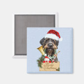 ドイツのドレイサー聖降誕祭メリークリスマス！ マグネット (正面/裏面)