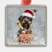 ドイツのドレイサー聖降誕祭メリークリスマス！ メタルオーナメント (正面)