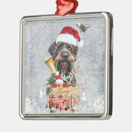 ドイツのドレイサー聖降誕祭メリークリスマス！ メタルオーナメント (左)