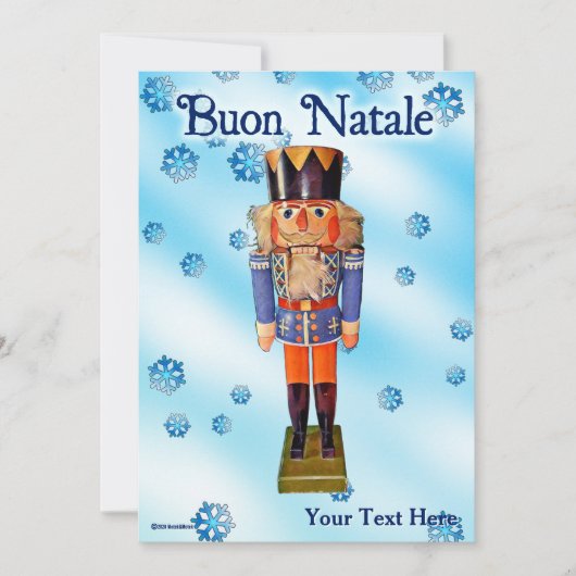 ドイツのナツクラッカー – Buon Natale (正面)