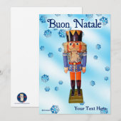ドイツのナツクラッカー – Buon Natale (正面/裏面)