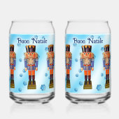 ドイツのナツクラッカー – Buon Natale ガラス缶 (正面)