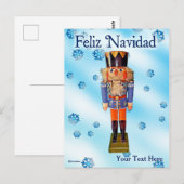 ドイツのナツクラッカー – Feliz Navidad ポストカード (正面/裏面)