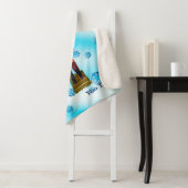 ドイツのナツクラッカー – Frehliche Weihnachen シェルパブランケット (インサイチュ)