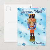 ドイツのナツクラッカー – Joyeux Noel ポストカード (正面/裏面)
