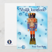 ドイツのナツクラッカー – Vrolijk kerstfeest (正面/裏面)