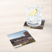 ドイツのニュールンベルクにある古い中世の橋 スクエアペーパーコースター (インサイチュ)