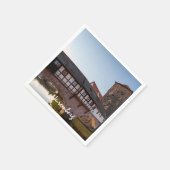 ドイツのニュールンベルクにある古い中世の橋 スタンダードカクテルナプキン (角)