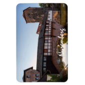 ドイツのニュールンベルクにある古い中世の橋 マグネット (縦)