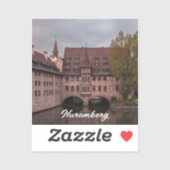 ドイツのニュールンベルクにある歴史的な建物 シール (シート)