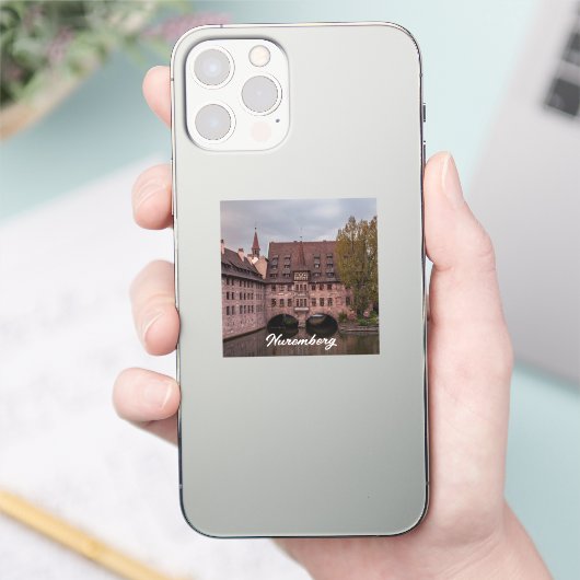 ドイツのニュールンベルクにある歴史的な建物 シール (スマートフォン)