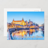 ドイツのノイブルク・アン・デア・ドナウ ポストカード (正面/裏面)