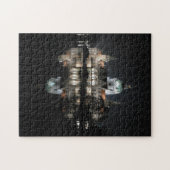 ドイツのハノーバーで夜のリフレクションパズル ジグソーパズル (横)