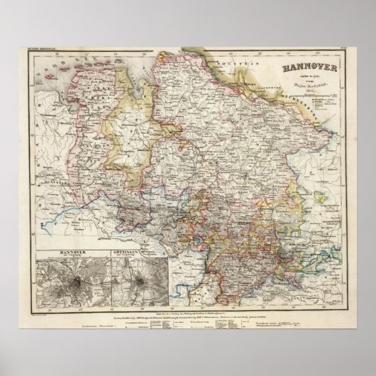 ドイツのハノーバー地域 ポスター (正面)