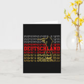 ドイツのバイアスロン ドイツのウィンタースポーツ カード (黄色い花)