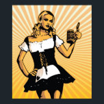 ドイツのバイエルフェストガールポスター ポスター<br><div class="desc">ドイツのバイエルフェストガールポスター</div>