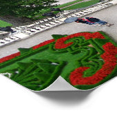 ドイツのバイエルンにあるキャッスルパークリンダーホフ ポスター (角)