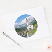 ドイツのバイエルンにあるラムサウの教区教会 ラウンドシール (封筒)