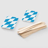 ドイツのバイエルン州旗を持つハンドファンのセット ハンドファン (組立なし)