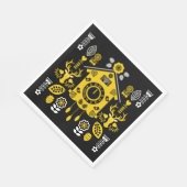 ドイツのバウアーンマレーリフォークアート スタンダードランチョンナプキン (角)