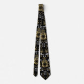 ドイツのバウアーンマレーリフォークアート ネクタイ (裏面)