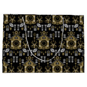 ドイツのバウアーンマレーリフォークアート ラージペーパーバッグ (裏面)