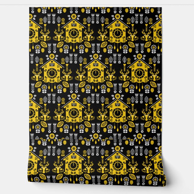 ドイツのバウアーンマレーリフォークアート 壁紙 (ほどく)