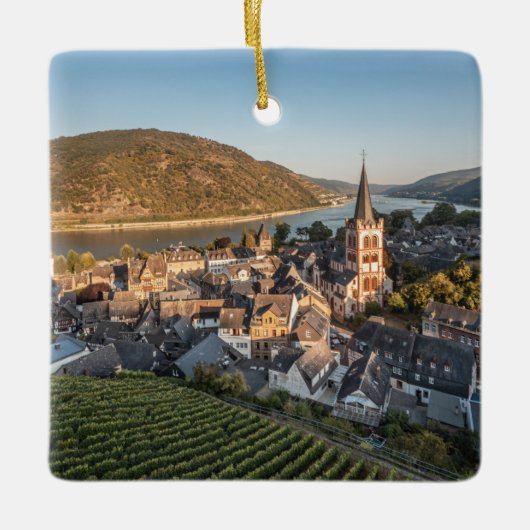 ドイツのバチャラチ セラミックオーナメント (正面)