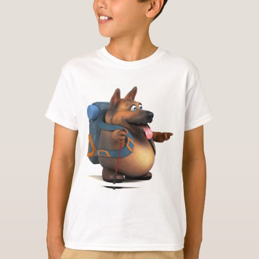 ドイツのバックパッカー Tシャツ (正面)