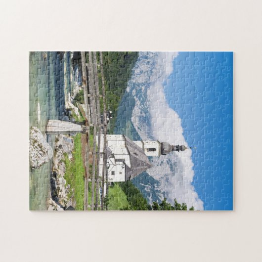 ドイツのババリアのラムソー教区教会 ジグソーパズル (横)