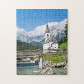 ドイツのババリアのラムソー教区教会 ジグソーパズル (縦)