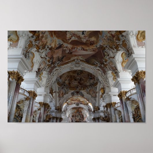 ドイツのバロック様式の大聖堂ポスター ポスター (正面)