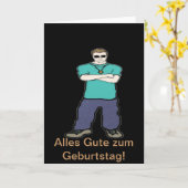 ドイツのバースデー・カード カード (黄色い花)