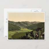 ドイツのバーデン、ブラックフォレスト、ガンサーの谷 ポストカード (正面/裏面)